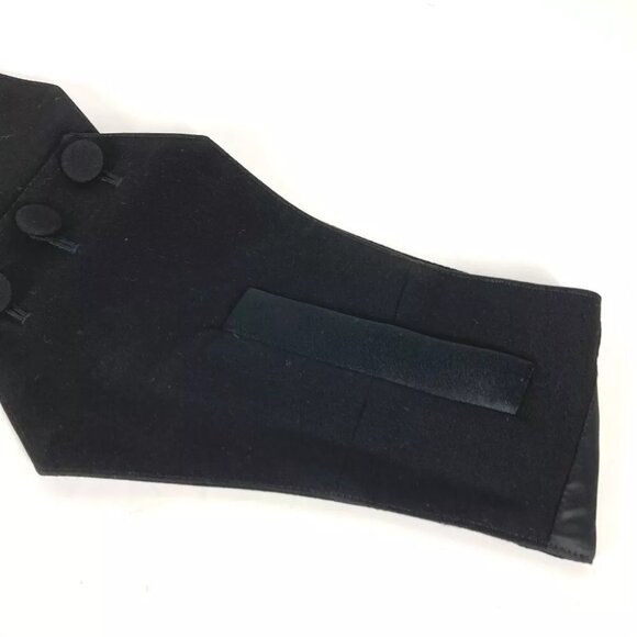 Dior 2 button Cummerbund Belt Accessories belt wool / Cupra Black
